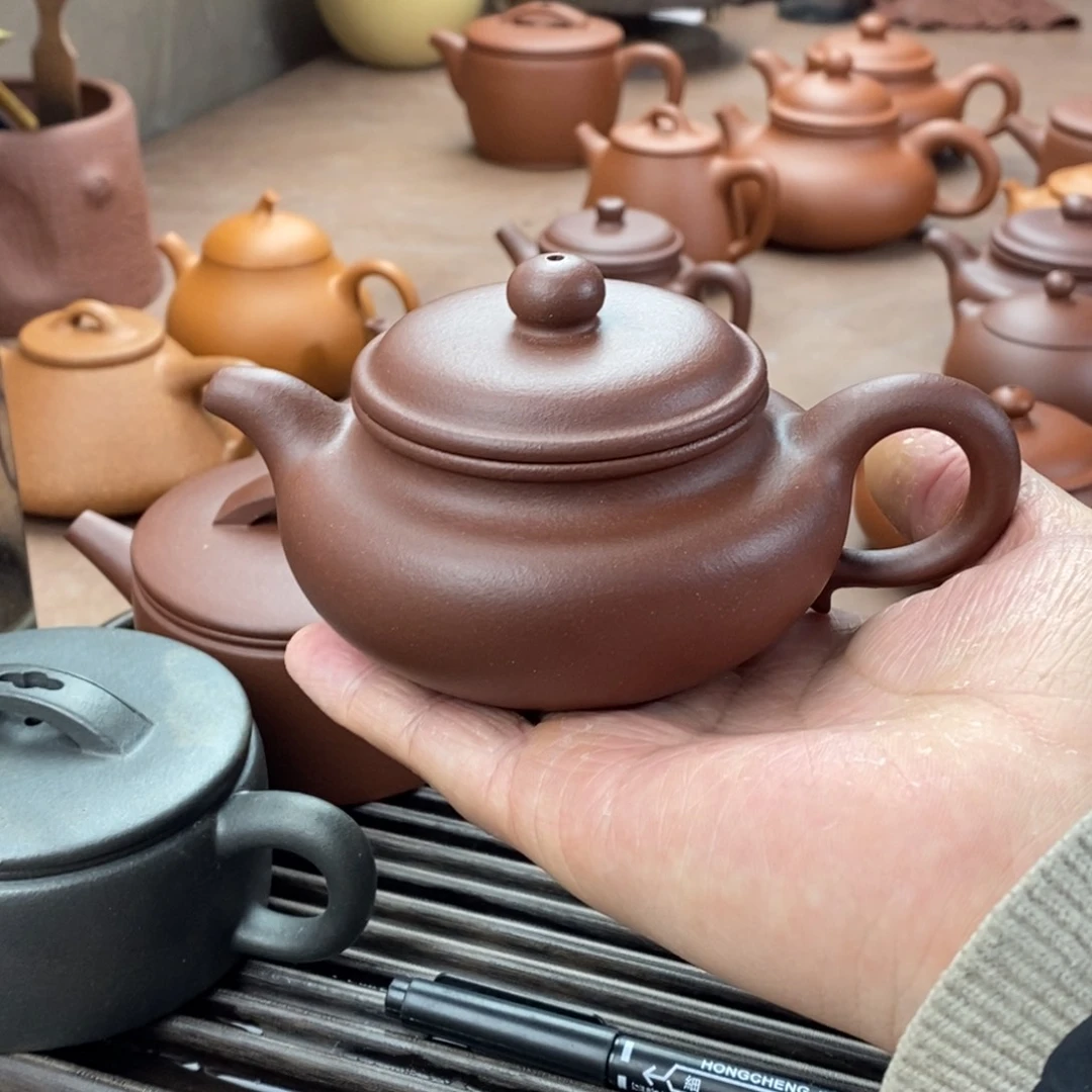 紫砂茶壶朱**我紫砂壶仿古