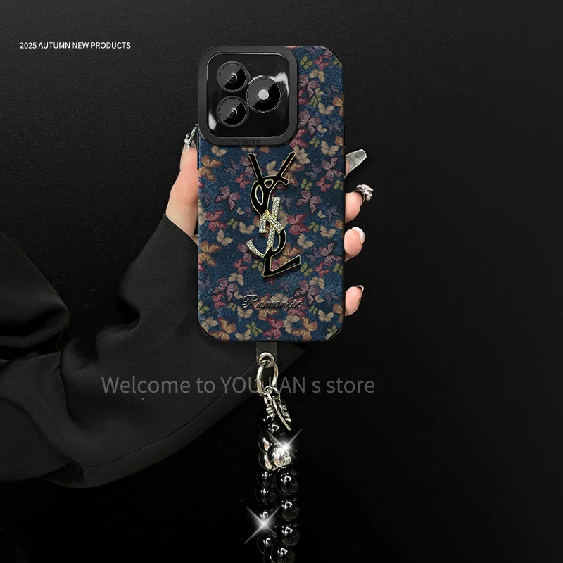 汇客凡品【荣耀X60i】潮牌网红复古蝴蝶防摔手机壳女款