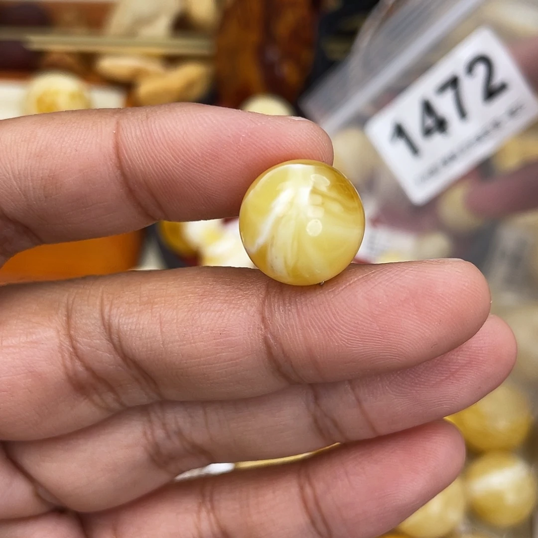 蜜蜡未镶嵌珠宝奇石粉15.1