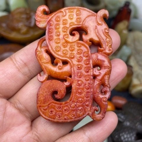 和田玉未镶嵌颈饰8