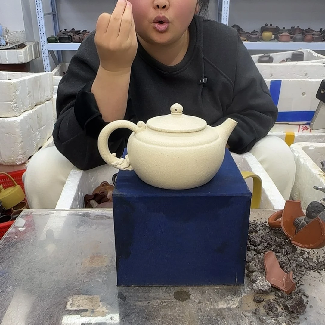 茶壶紫砂宜兴紫砂壶瑕疵处理