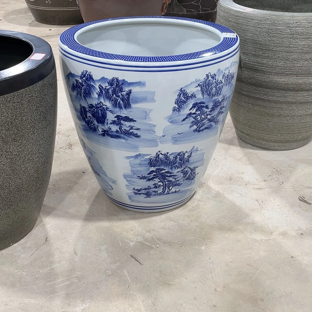 缸瓷器瓷器直径53高度56瓷器规格