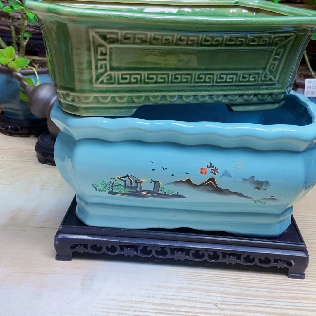 瓷片陶瓷花盆陶瓷艺术