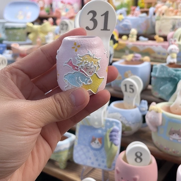 31…..手工手绘花盆