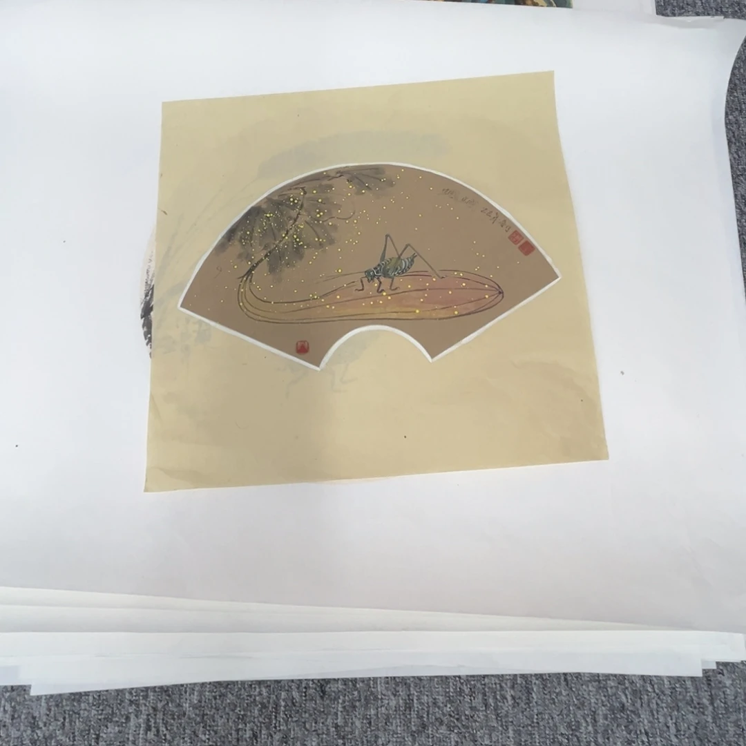 国画绘画作品多次参加