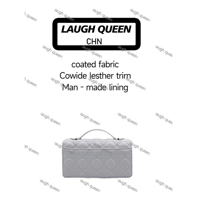 Laugh Queen手工打造真皮女士包时尚新款蝶链条白色10464-1