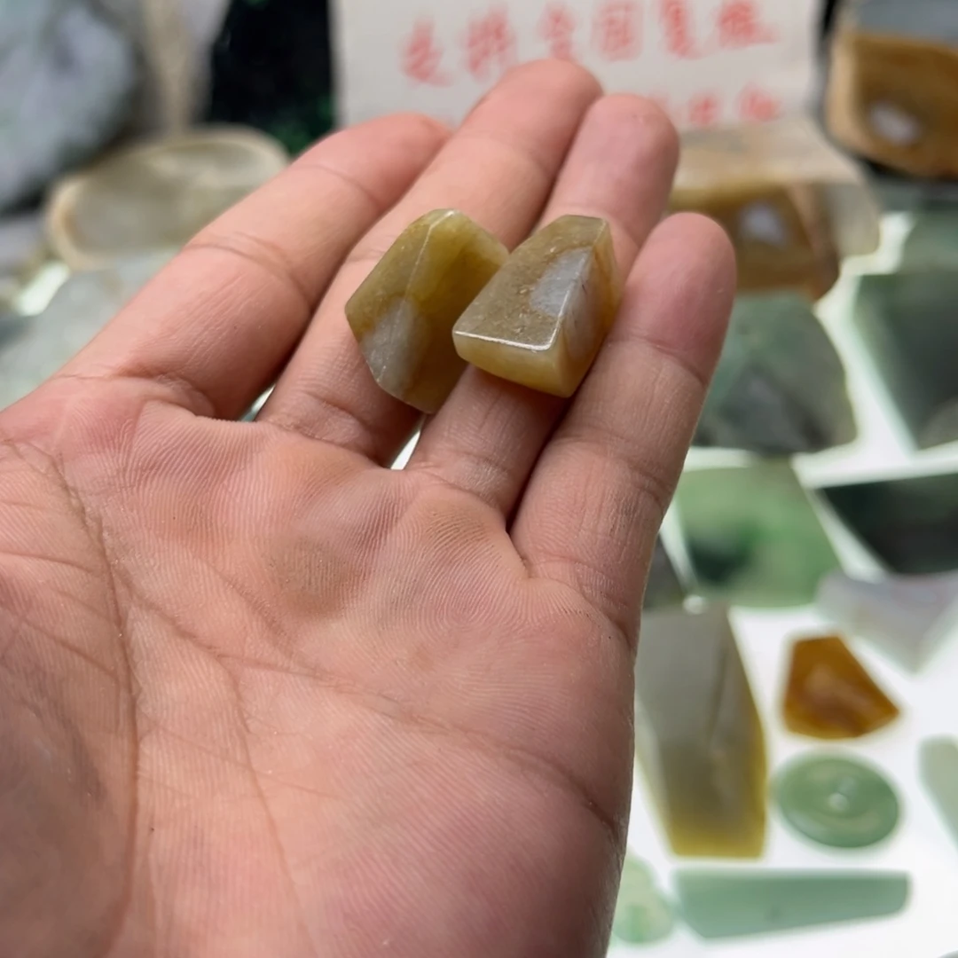 翡翠散珠纯天然缅甸翡翠A货