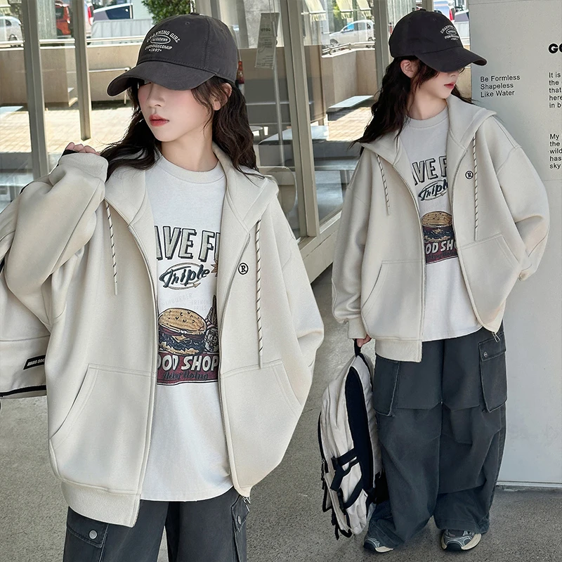 女童外套秋季2025新款洋气中大童春秋款童装时髦上衣儿童秋装衣服