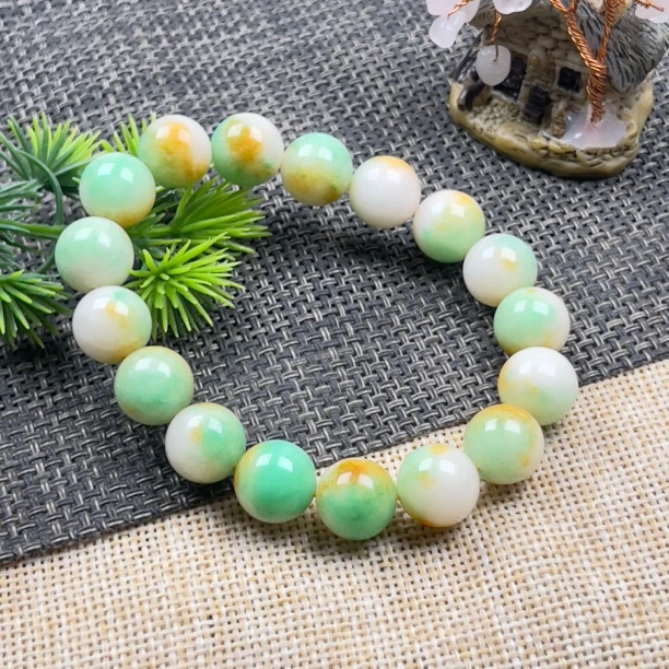 12mm典藏爆款轻奢风绿手链多样性发一件  FC-283号