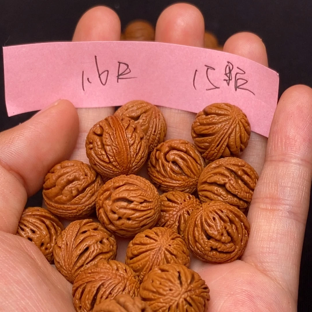 桃核手串秦岭控龙纹桃核1