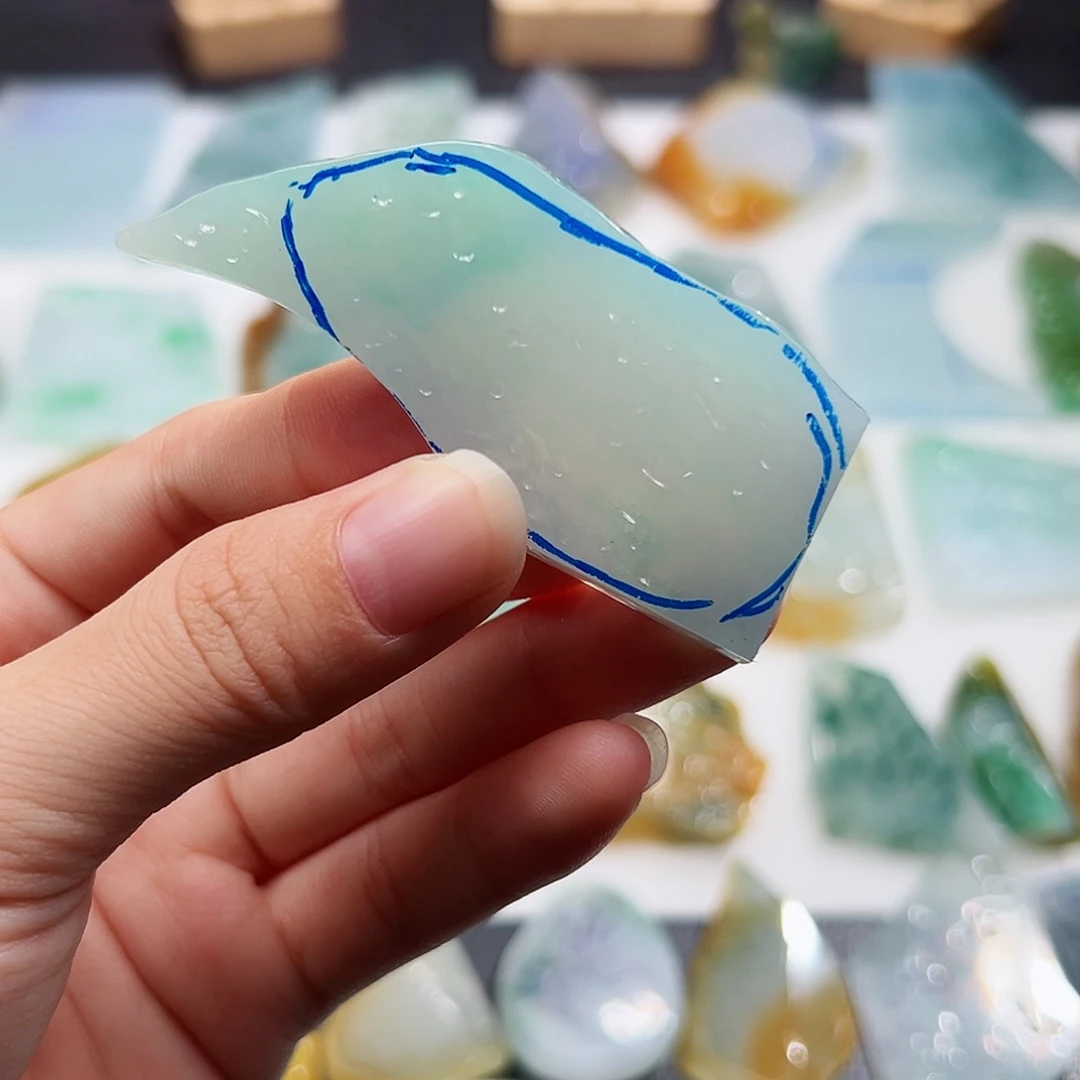 定制翡翠未镶嵌翡翠含工