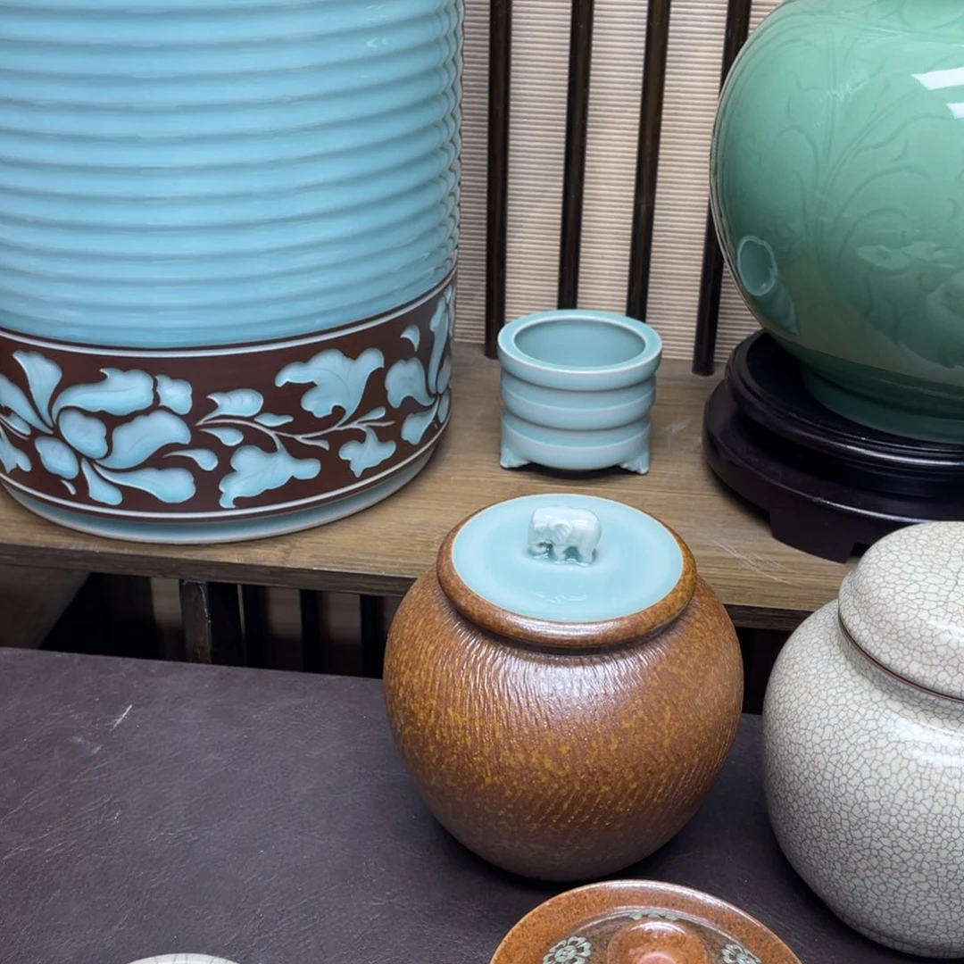 东*青瓷茶具家用茶具微微瑕