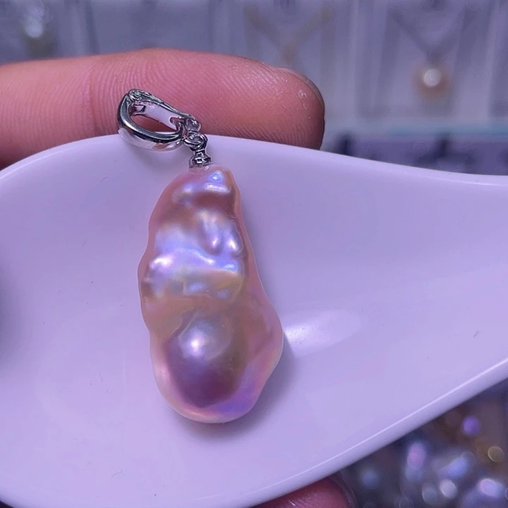 淡水珍珠颈饰合金69