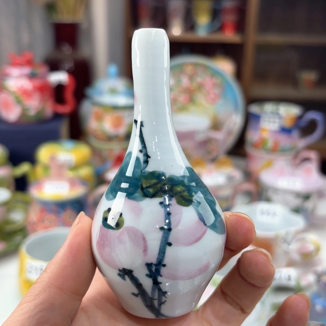 景德镇手绘高温釉下彩陶瓷茶具
