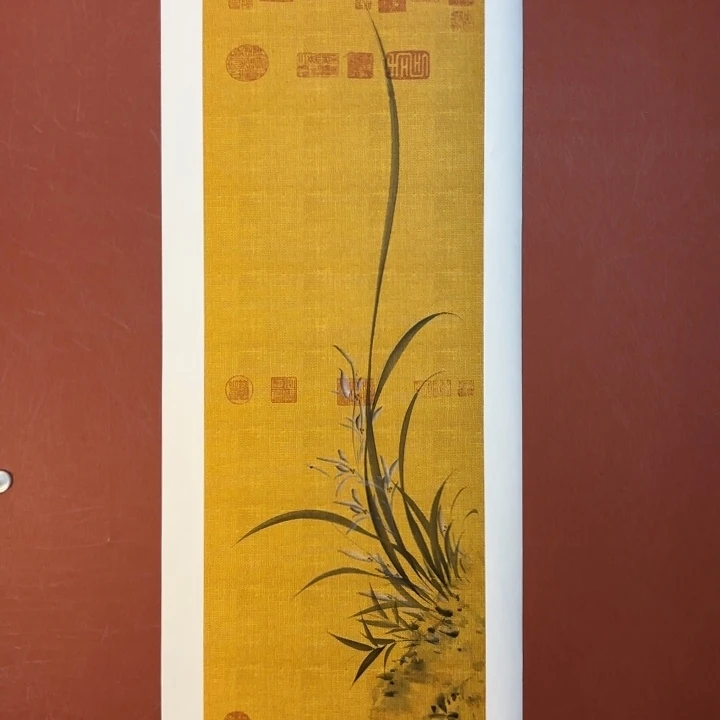 国画听兰老师花鸟