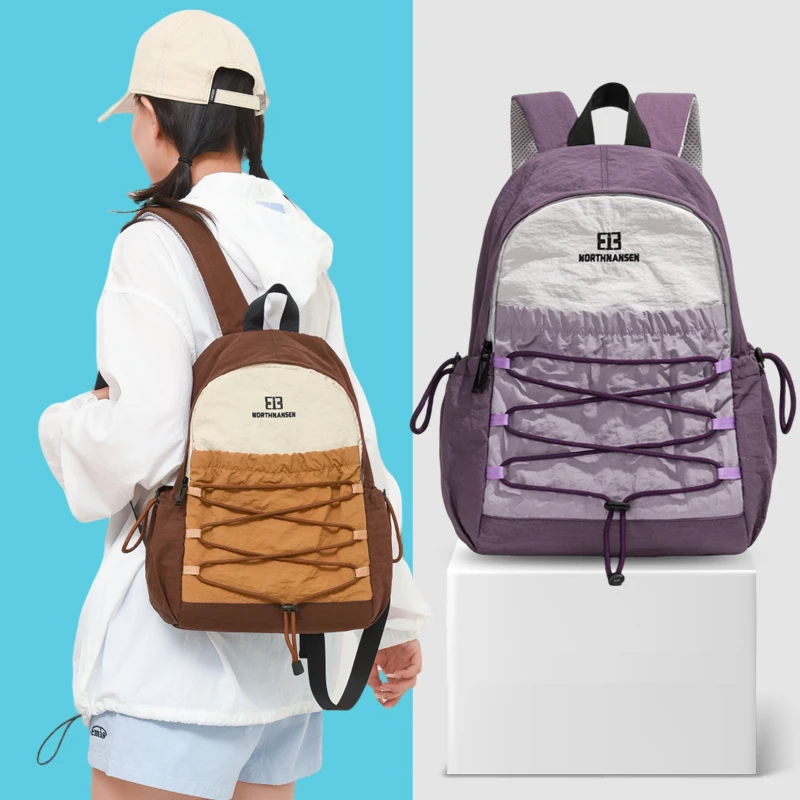 2025新款户外时尚背包男女轻便徒步双肩包旅行出游小包休闲小书包