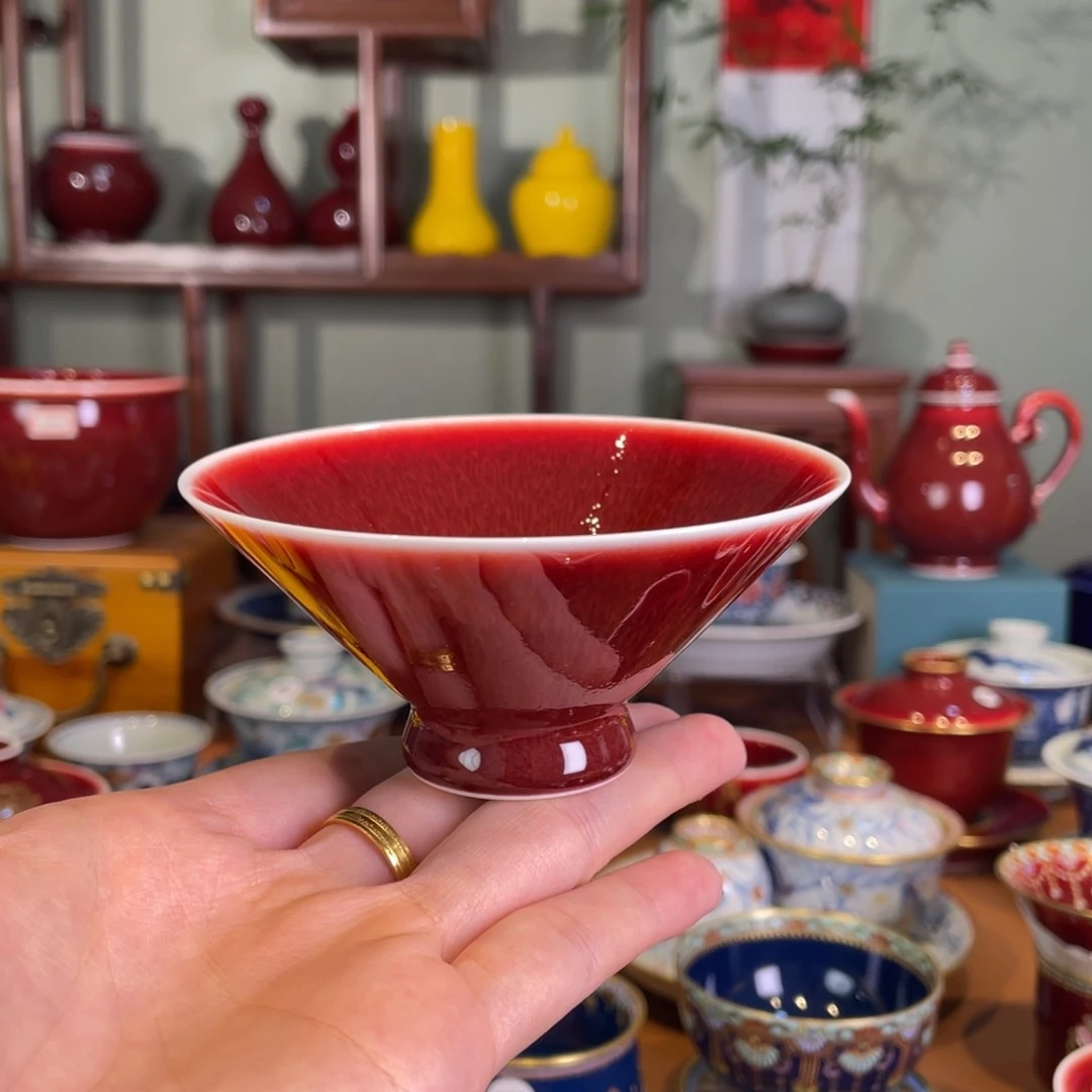 清欢雅玩原矿郎红福利杯