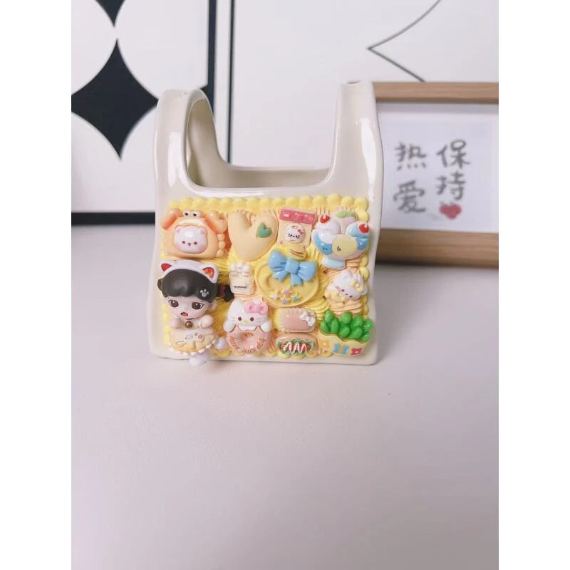 【陶瓷收纳盒】DIY奶油胶收纳盒