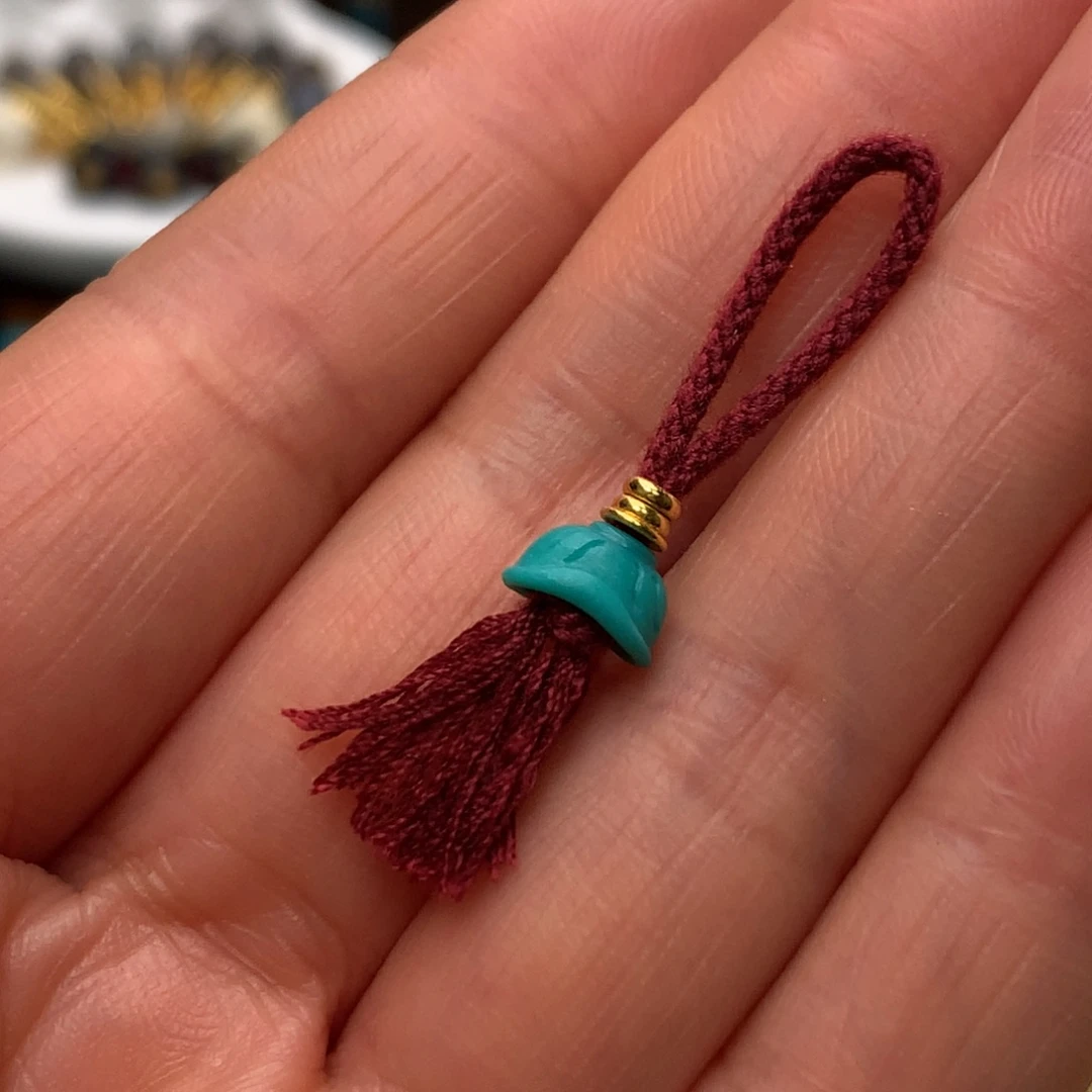 绿松石18K金镶嵌配饰