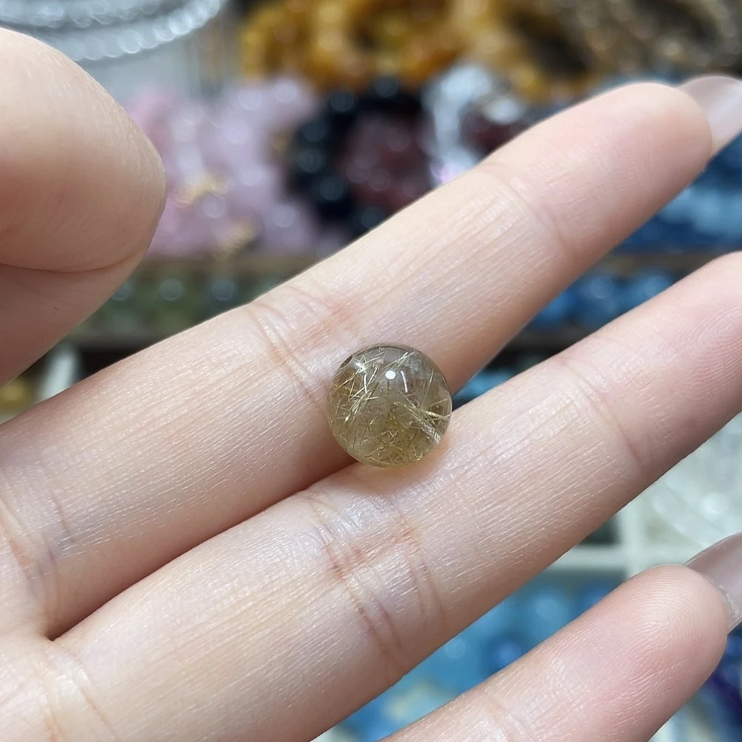 水晶手链未镶嵌怡*发晶10单颗