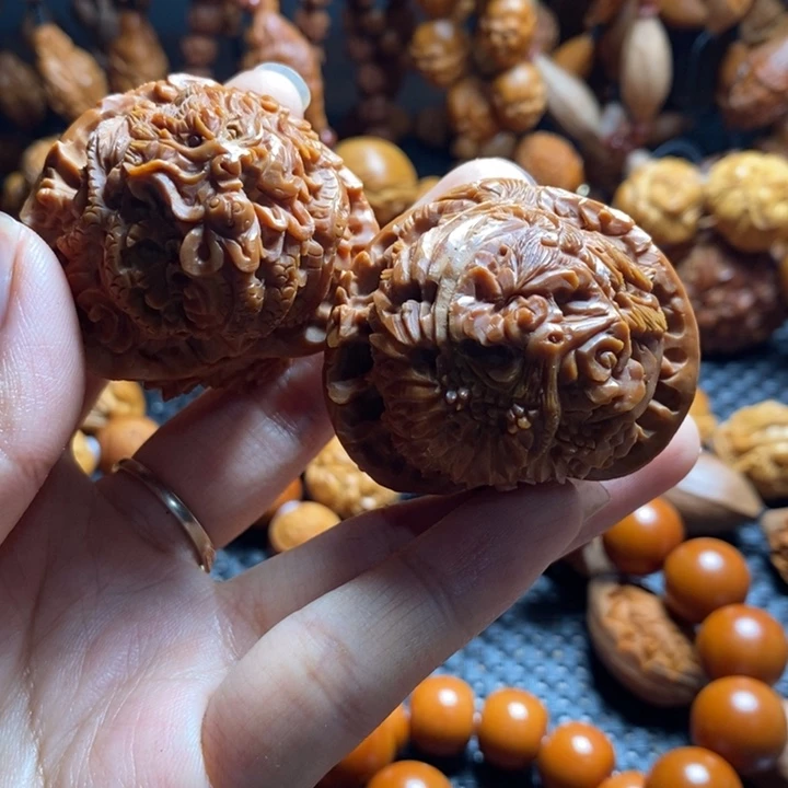 吊坠橄榄核飛**天龙凤核桃