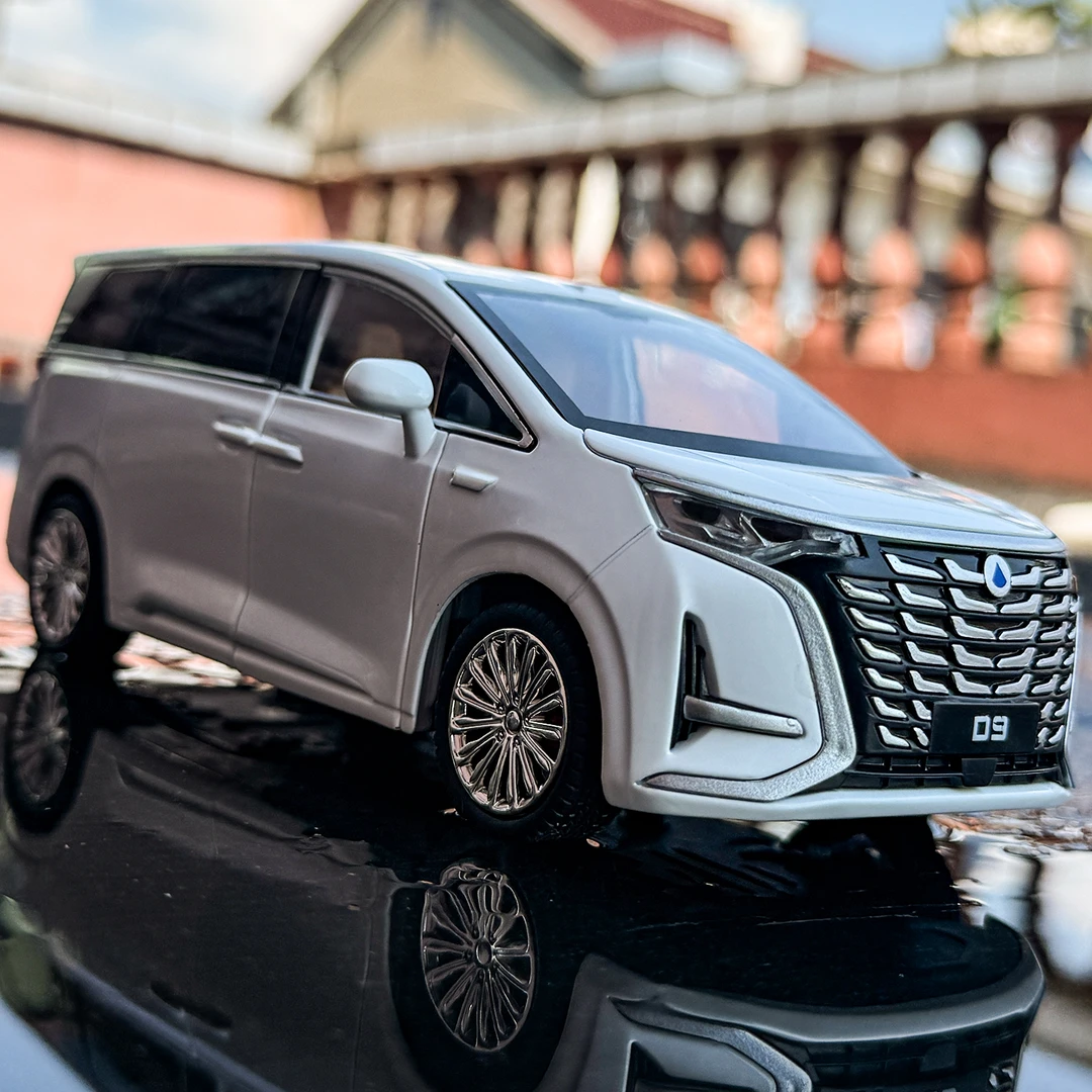 大号比亚新能源迪腾势D9仿真合金汽车模型玩具车模男孩商务车收藏