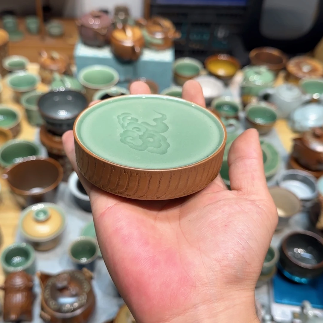 小金茶具青瓷茶器