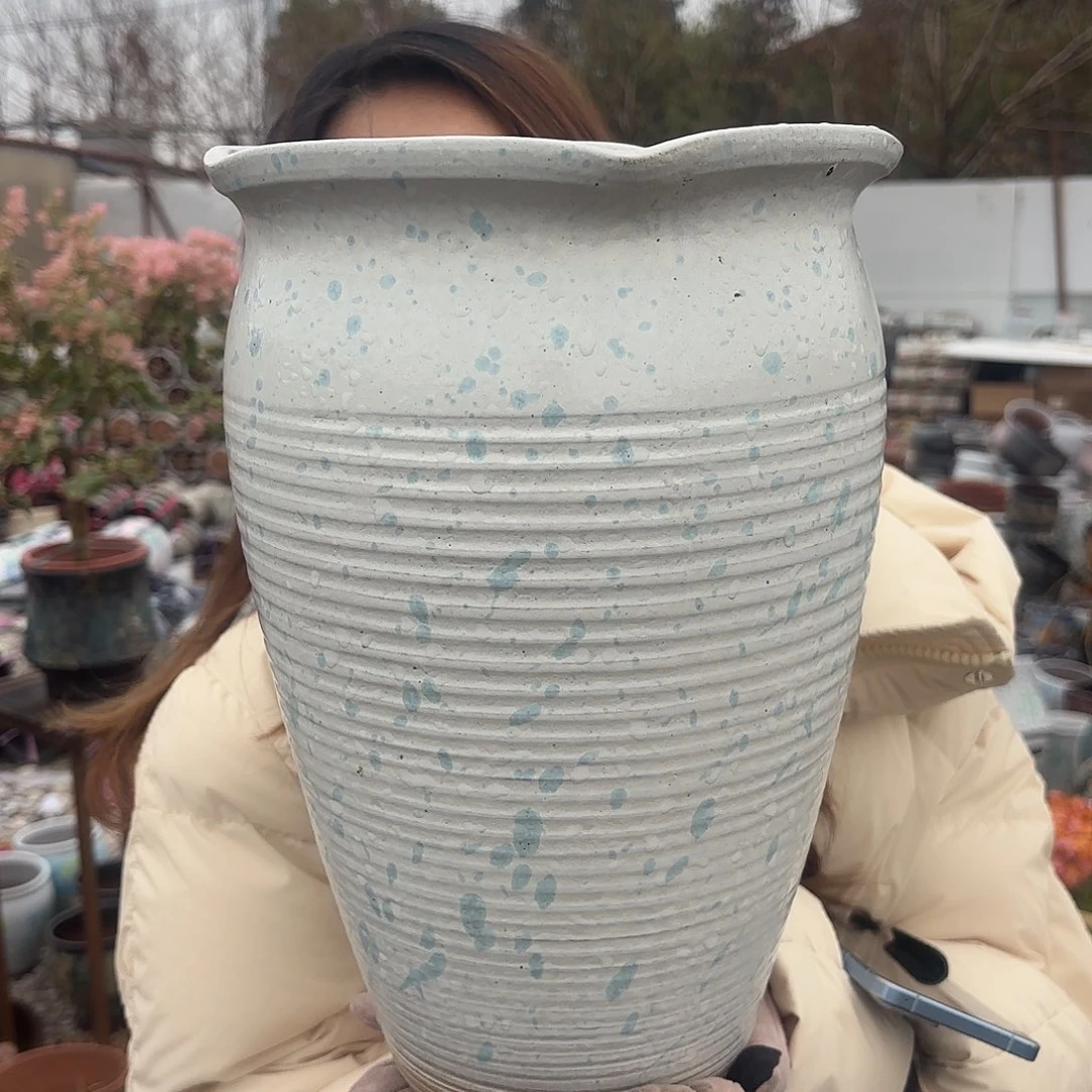 口径21高31一个白花口