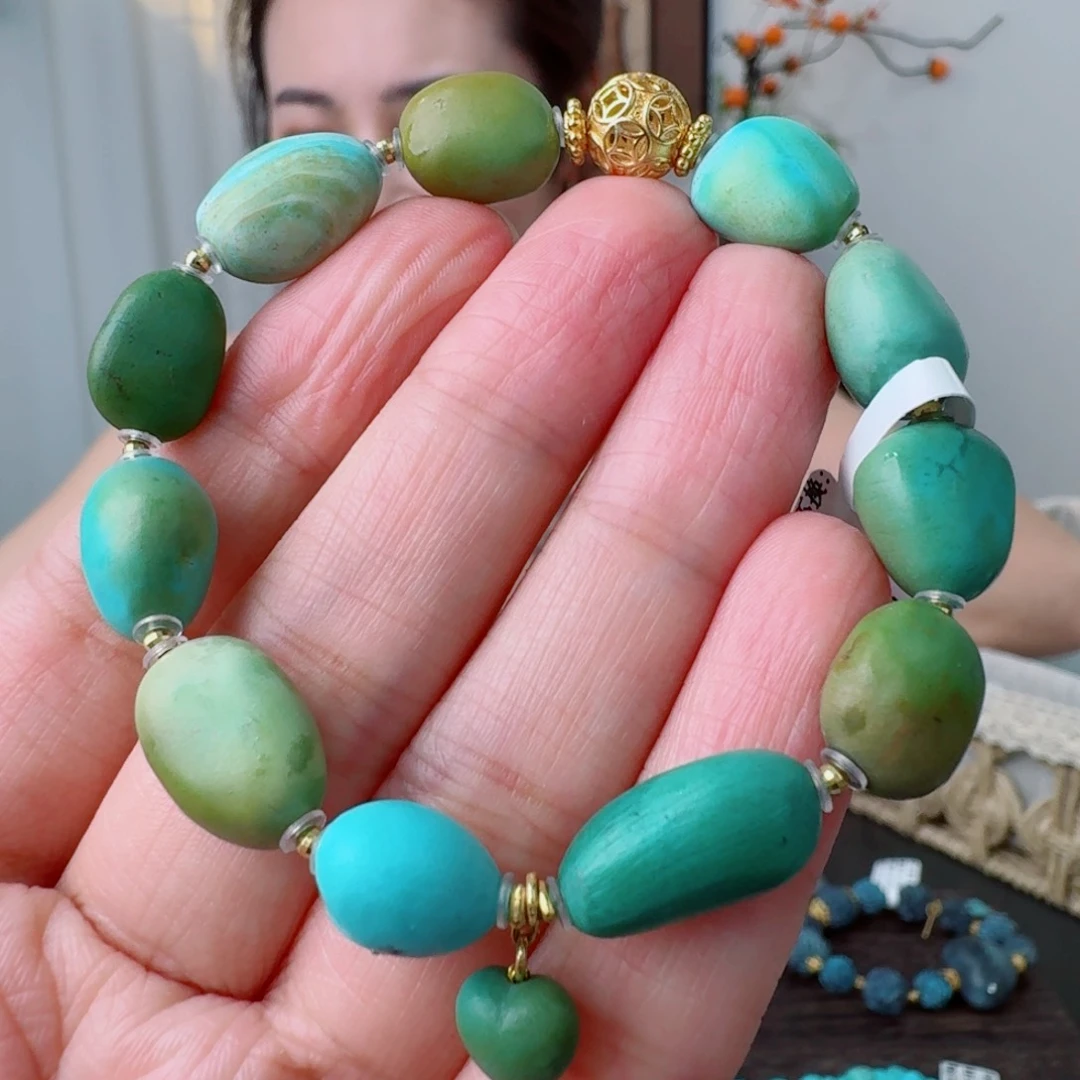 未镶嵌绿松石珠宝奇石