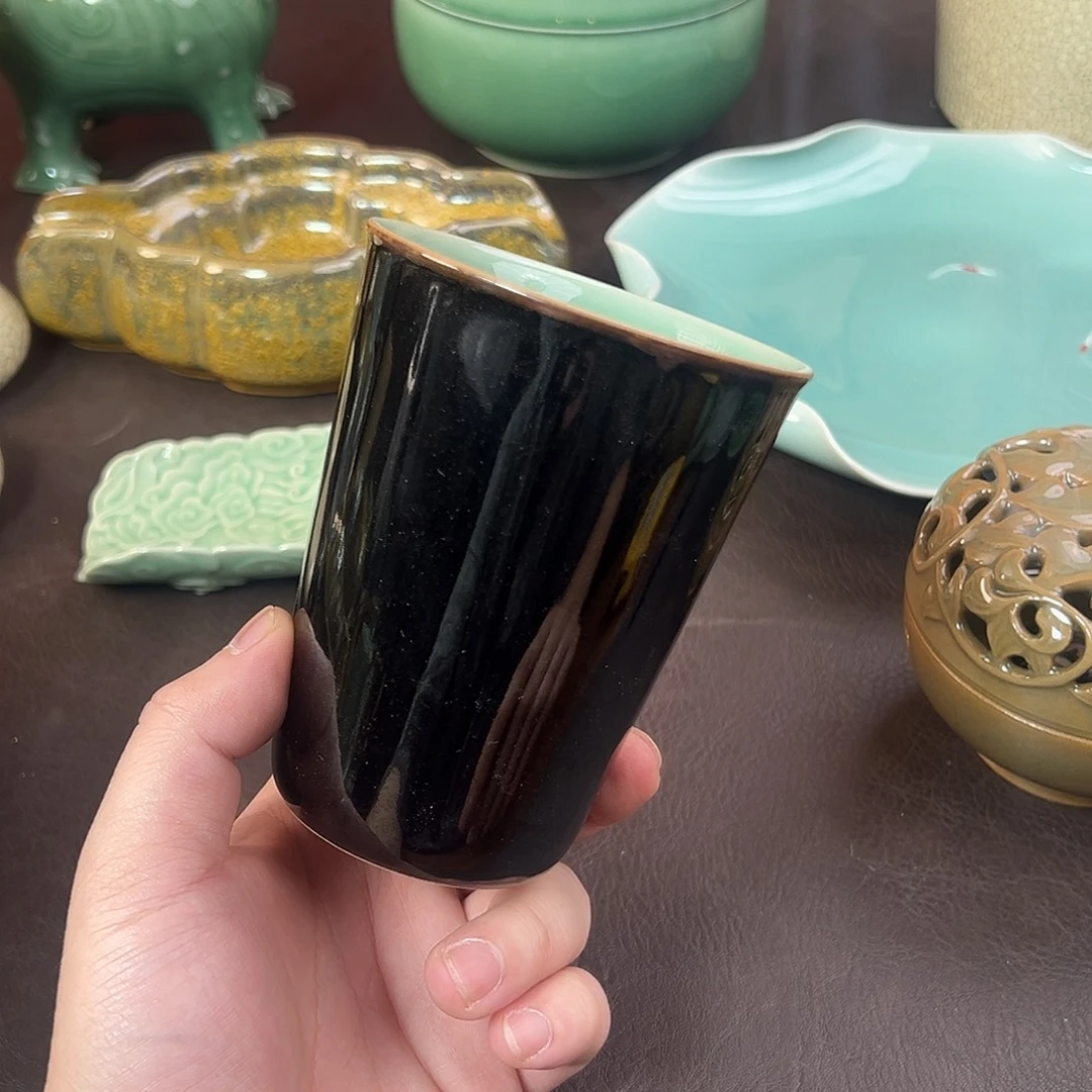 青瓷茶器青瓷茶器微瑕