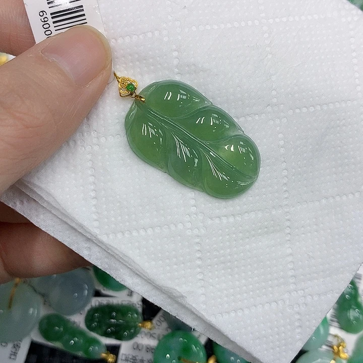 颈饰18K金镶嵌翡翠1335778999