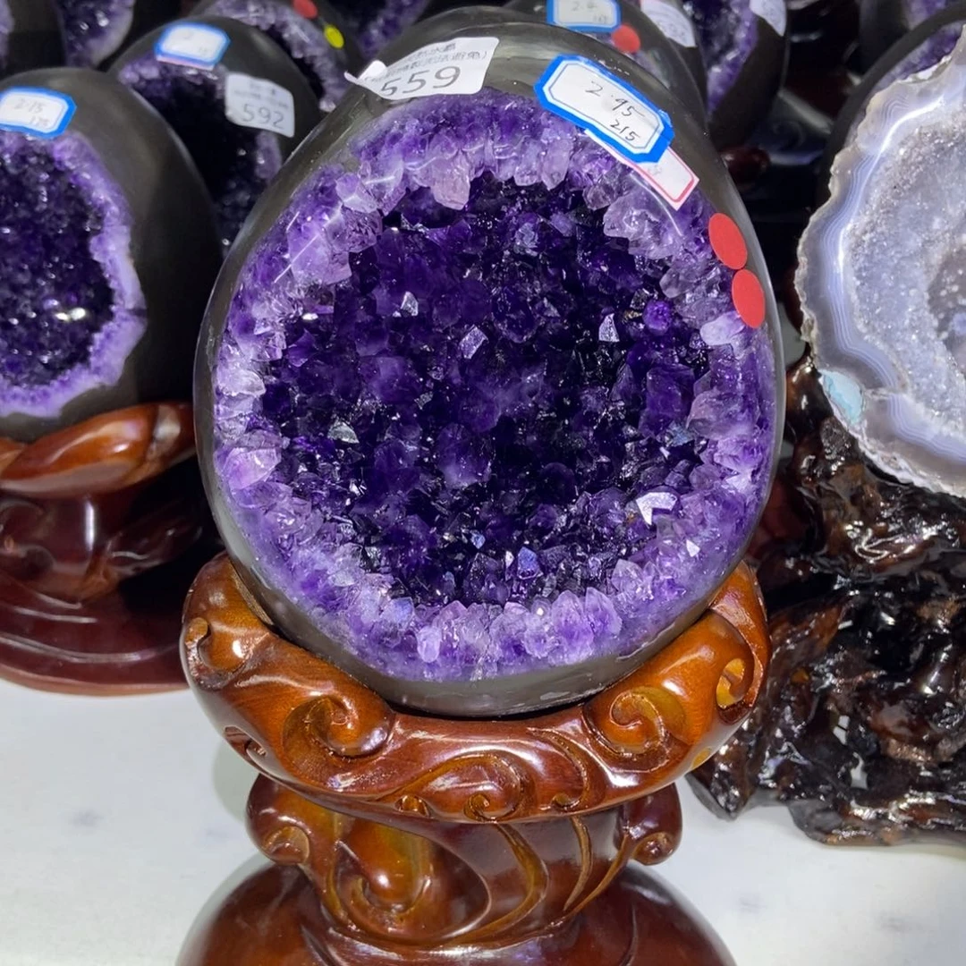 未镶嵌紫晶大型摆件（非配饰）潘