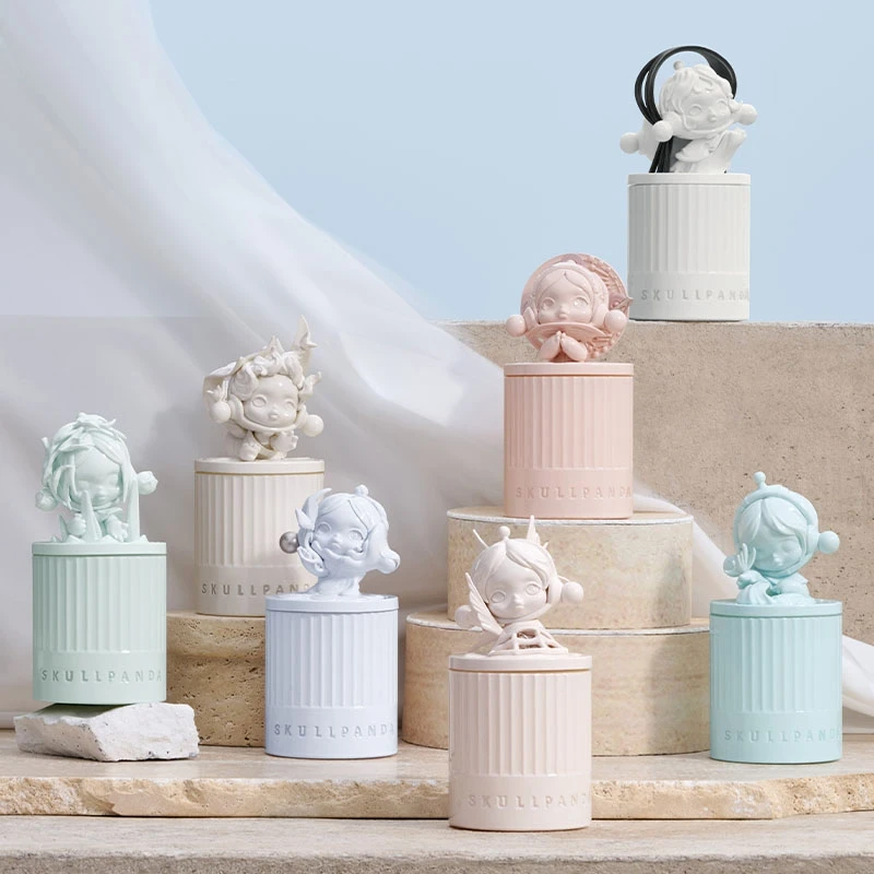 【SKULLPANDA进退之门】香薰蜡烛盲盒拆盒