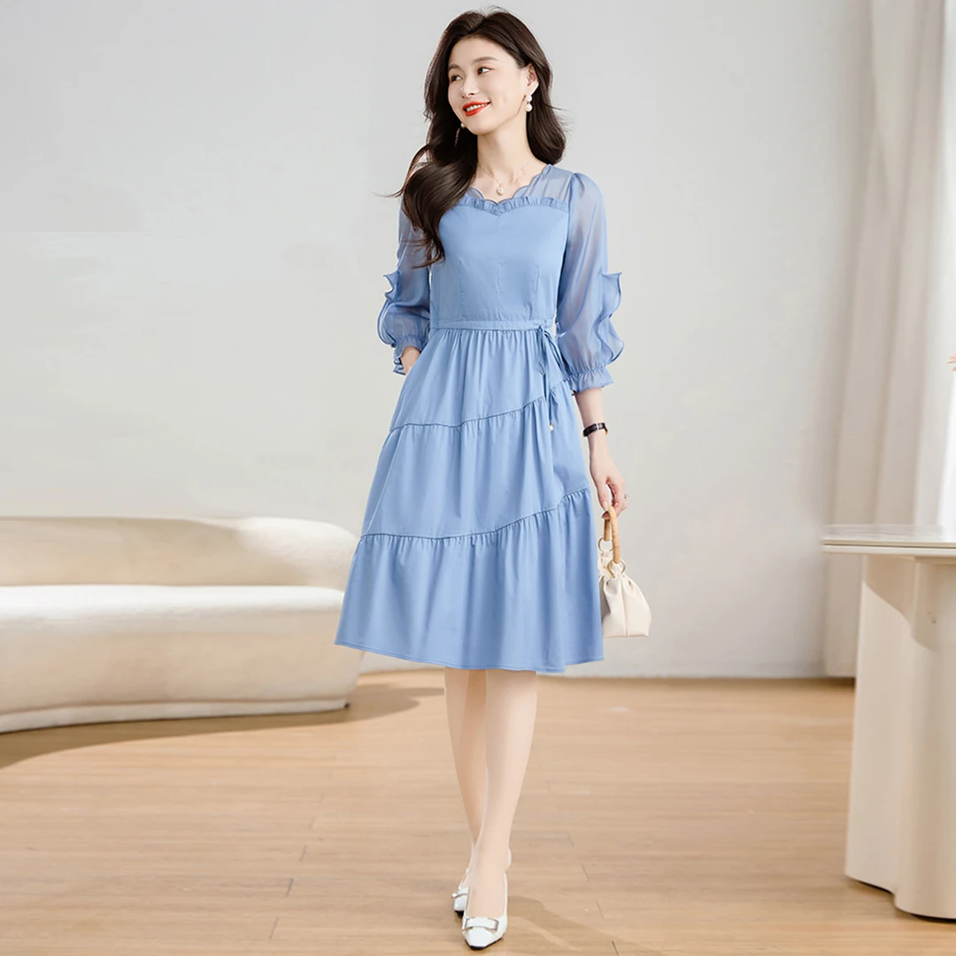 网红爆款洋气炸街女装十三行财阀千金气质时髦女装连衣裙裙子