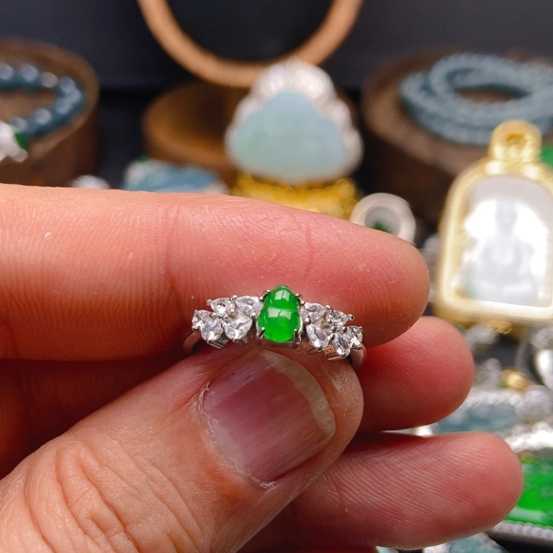 翡翠戒指未镶嵌771戒指