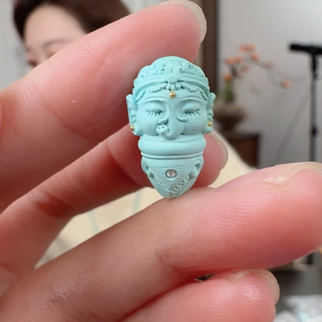 绿松石未镶嵌珠宝半成品