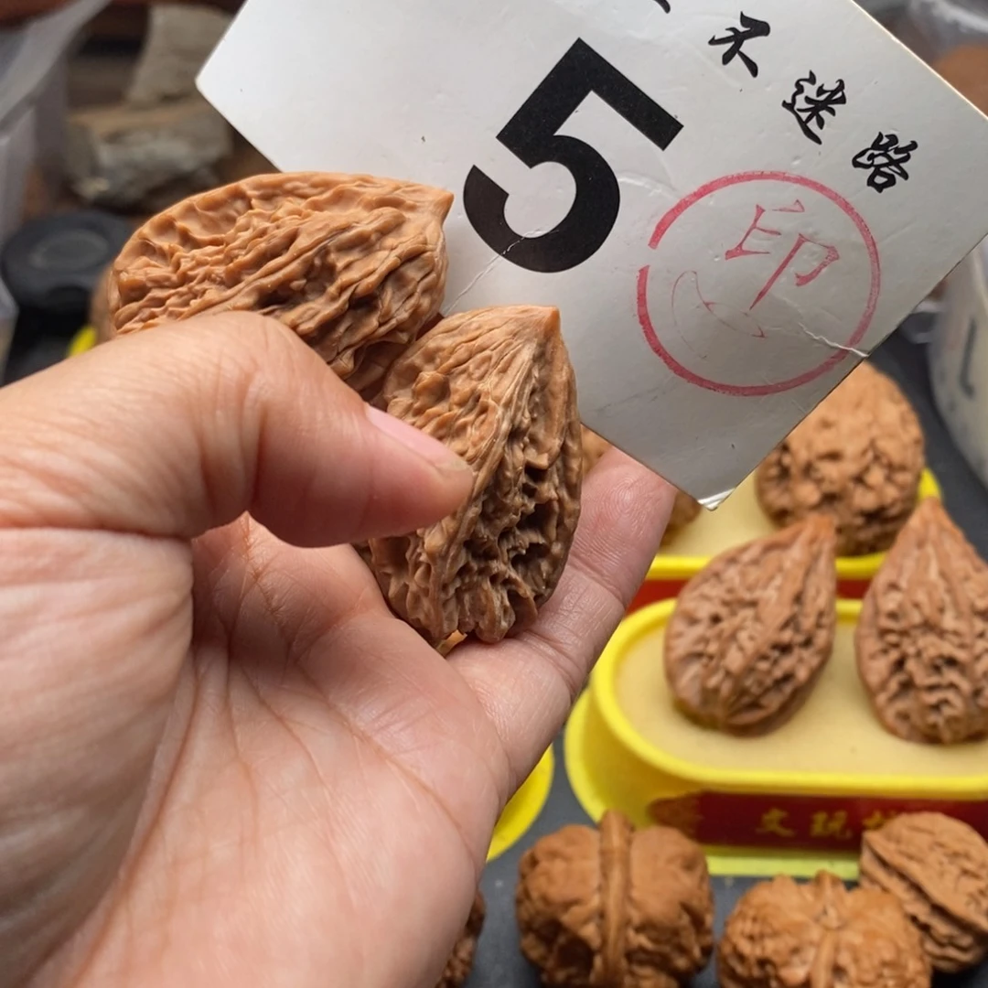 把件文玩核桃野生无名一帆