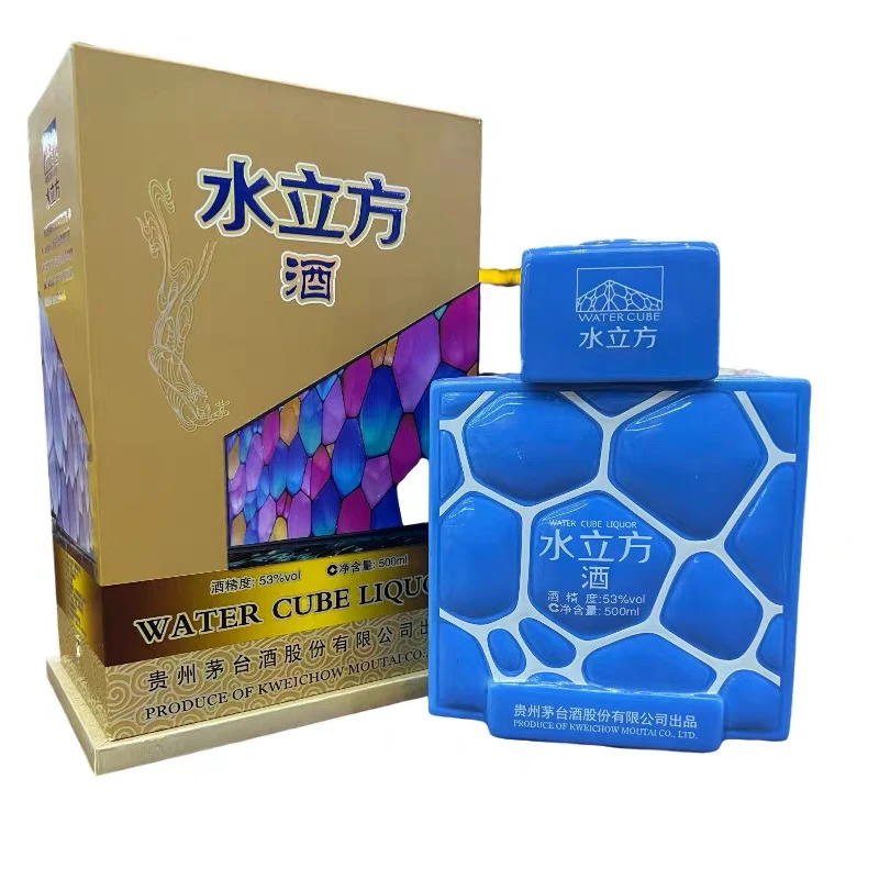 KWEICHOW MOUTAI/贵州茅台水立方酒500ml53度2009年53%Vol500ml