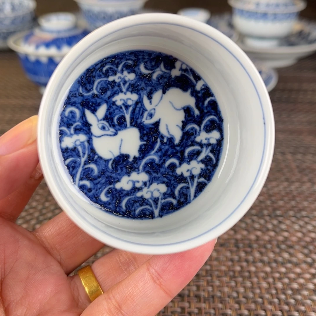 瓷片景德镇陶瓷杯子