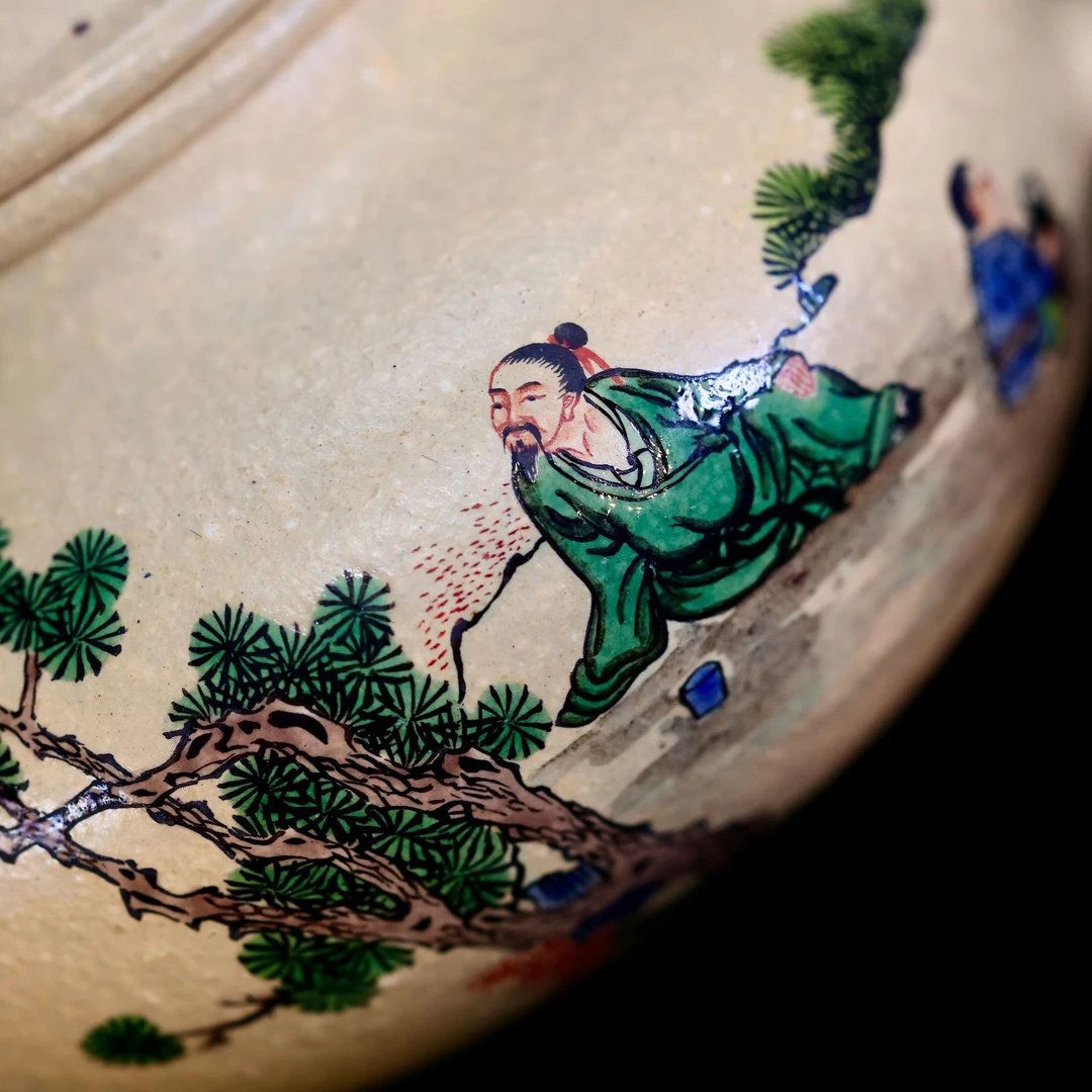 珏窑观鹤听松/珏窑联名款/容天 高端紫砂