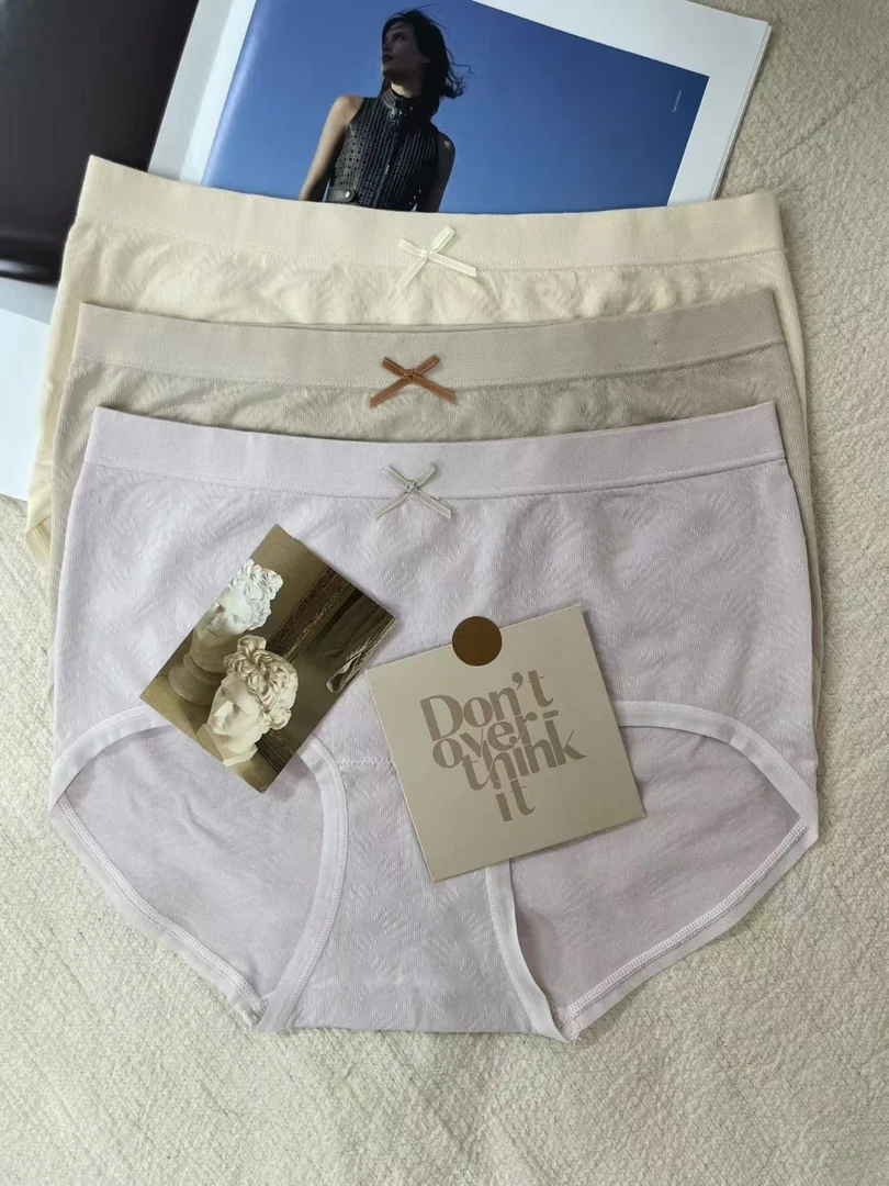 麻品汇·罗布麻底档内裤女款抗菌抑菌干爽透气三条装女士