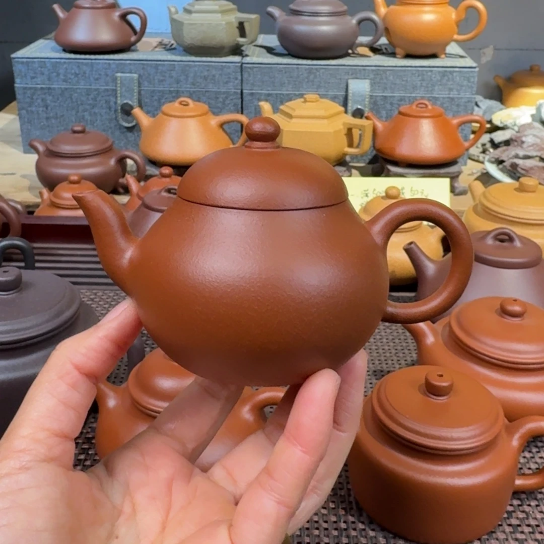朱泥茶壶130毫升左右