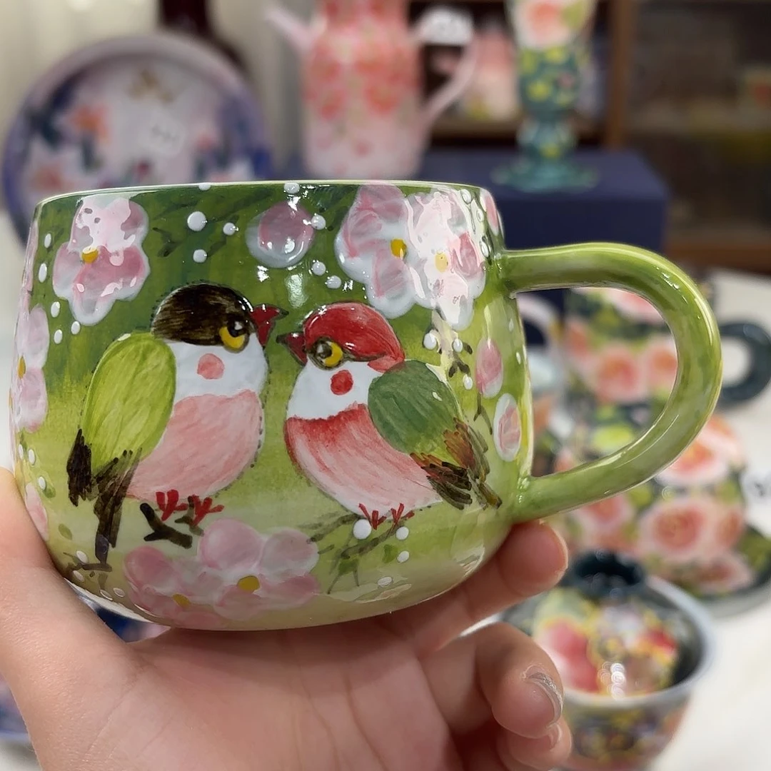 景德镇手绘高温釉下彩陶瓷茶具