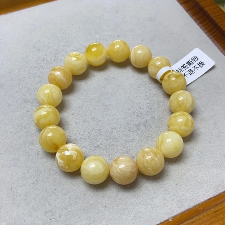 裸石蜜蜡未镶嵌手串