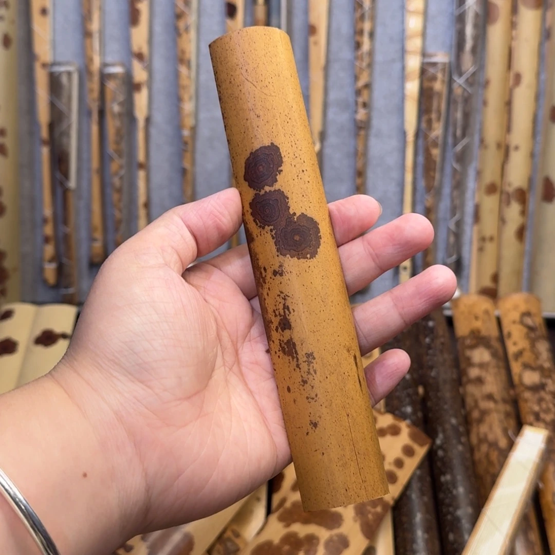 扇子精品老云妃竹料