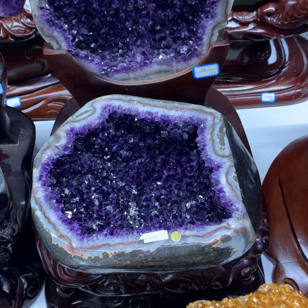 未镶嵌大型摆件（非配饰）紫晶小葛