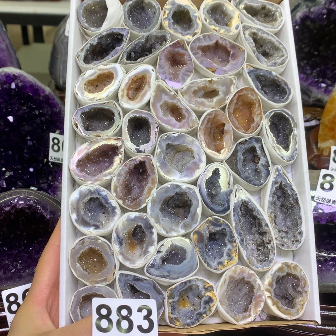 摆件紫晶未镶嵌水晶