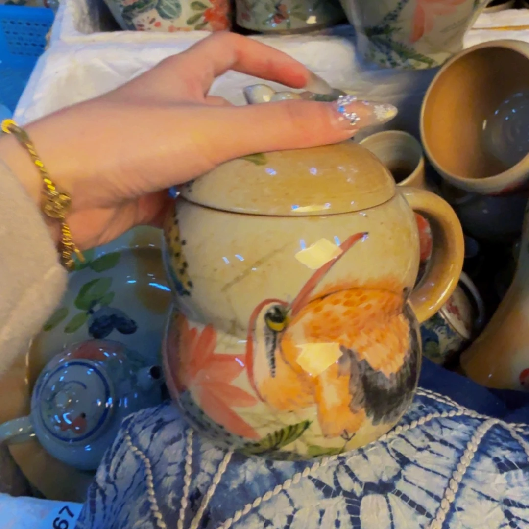 瓷片景德镇陶瓷手工手绘