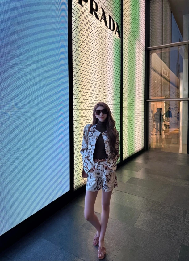 【粥粥高级定制】奢级拼接老钱风定制富婆贵气摩登套装