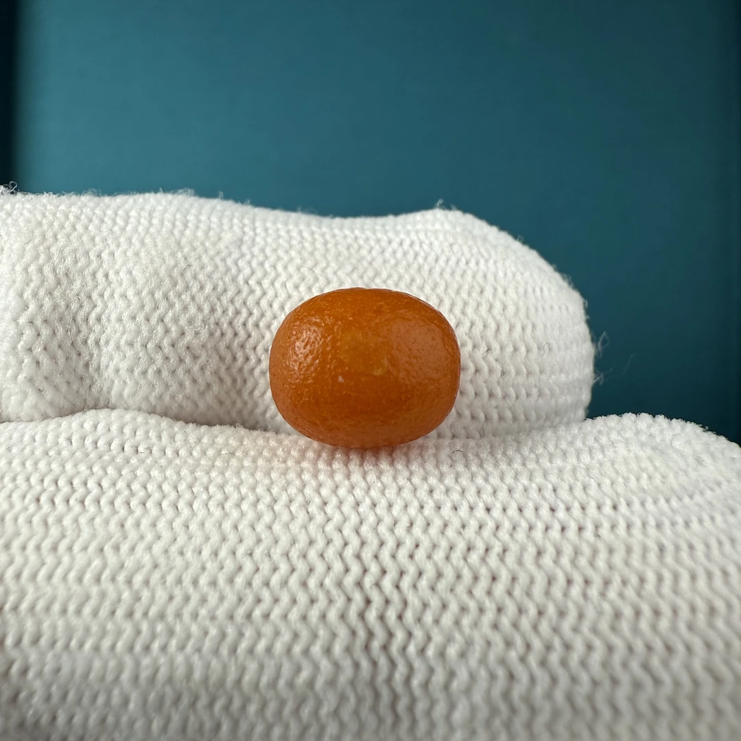 A8198天然原矿蜜蜡老蜡枣珠9*10.5mm支持复检假一罚十